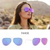 DIFF Tahoe Designer Oversized Aviator Sunglasses for Women UV400 Protection,
