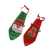 Toyvian Pack of 2 Christmas Ties Sequin Mini Tie Children's