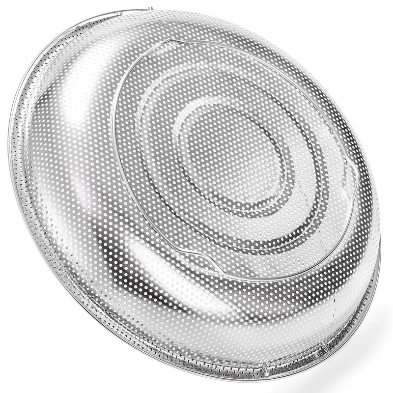 Cididu 3 Pack Steamer Basket for Cooking, Micro-Perforated Strainer Colander