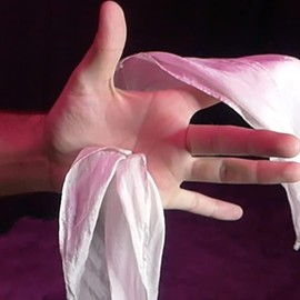 SUMAG The Silk Magic Tricks Silk Pass The Hand Magic for Magicians Close up lllusions Gimmicks Mentalism Props (Medium)