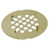 Brushed Gold Snap-in Shower Floor Drain Cover,Hidrop 4-1/4" OD Round