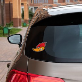 Woodpecker Mascot Sticker | Car Bumper, Laptop, Water Bottle, Wall, Window Waterproof Vinyl Decal