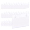 WYAN 60Pcs Plastic Price Tag,Merchandise Sign Display Holder,Plastic Wire Rack