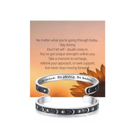 Inspirational Bracelet for Women Anxiety Bracelets Gift for Mother Daughter Sister Best Friend Jewelry Gifts