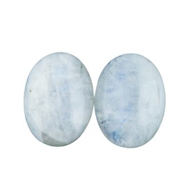 2 PCS, 14X10 MM,YASHEE Natural Rainbow Moonstone, Oval Shape Cabochon, Loose Gemstone A+ Quality For Jewelry, Earring, Pendant Making, Crafts & DIY, Wedding Gift, Wire Wrapping Crystal, Wholesale deal