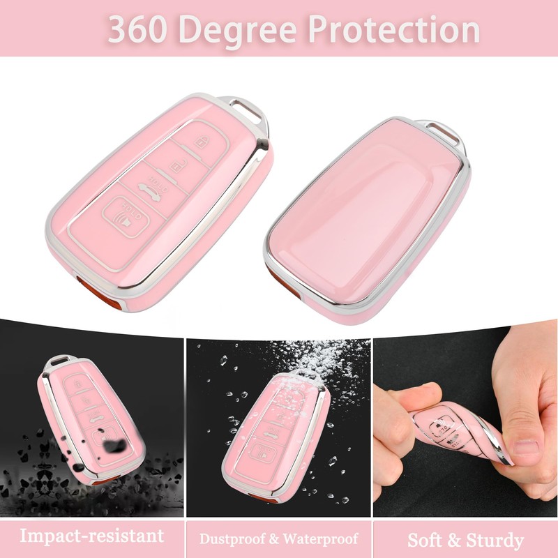 for Toyota Key Fob Cover - Soft TPU Key Case