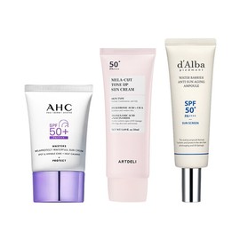 AHC Masters Waterful Sun Cream 40ml Art Deli Tone-up Sun Cream 50ml Dalba Sun Ampoule 50ml / AHC 마스터즈 워터풀 선크림 40ml 아트델리 톤업 선크림 50ml달바 선 앰플 50ml