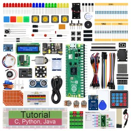 Freenove Ultimate Starter Kit for Raspberry Pi Pico 2 (Included), Dual Arm Cortex-M33 and Dual Hazard3 RISC-V Microcontroller, 767-Page Detailed Tutorial, 224 Items, 119 Projects, Python C Java Code