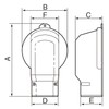 Panasonic Wall Extraction Cover P Type DAS280PS Air Conditioner Parts