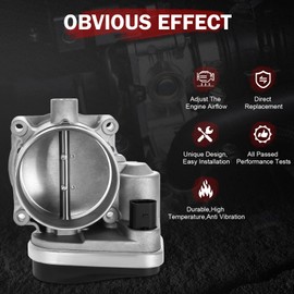 ASTOU S20177 Throttle Body Compatible for 2004 for Dodge Durango 5.7L 2003-2004 for Dodge Ram 1500/2500/3500 with TPS Sensor V8 5.7L only Electronic Throttle Body Replacement # TB1159 6E7007