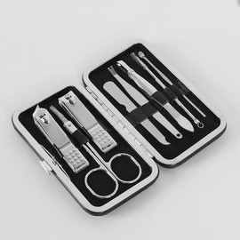 Tree 8-Piece Nail Clipper Set Nail Care (Black)