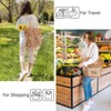 Youngfull Mesh Tote Bag, Foldable, Lightweight, Pool Back, Large Capacity,