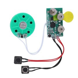 DIY Talking Voice Recording Greeting Car, 4 Minutes Recording Voice Chip Greeting Card for Holiday