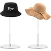 YQWIN 2Pcs Hat Holder Hat Stand Acrylic Hat Holder Acrylic