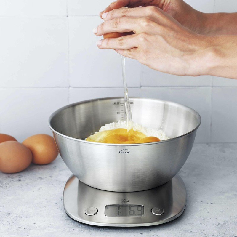 Lacor Digital Scale High Precision Removable Tray Stainless Steel LCD