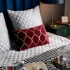 DEZENE Gold Velvet Throw Pillow Covers: 2 Pack 12x20 Inch