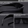 GUVIVI Wrap Around Trendy Cool Sunglasses For Women Men Fashion