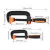 2Pcs C Clamp 2 Inch 3 Inch Adjustable Quick Release