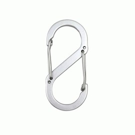 Carabiner S Binner Carabiner Hiking Hook Camping Quick Link Medium/Silver 15ea