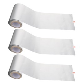 Mikinona 50m Thick Aluminum Hair Foil Sheets for Hairdressing 3 Rolls Highlighting Foil for Coloring Perming and Salon Use
