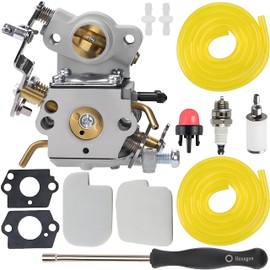 PP4218A Carburetor Tune Up Kit Replacement for Poulan Pro P3314 PR4218 PP4018 PP4218 PP4218AVX PP3516AVX PP3816 PPB4018 PPB4218 35cc 42cc Chainsaw Parts, Carb Replaces C1M-W26 530057925