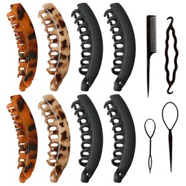 8 pieces women's hairpin and 4 pieces hairpin, ponytail holder, simple retro hair accessories, hairstyle accessories.