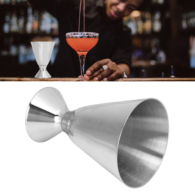 Stainless Steel Bar Measures Jigger Wine Cocktail Shaker Jigger Thickened