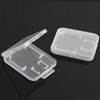 Ryaupy 10 x Transparent Memory Card Cases Storage Box –