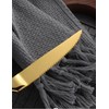 Buyer Star Steak Knife Set, 4-Piece Serrated Steak Cutlery Steak