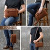 Luufan Clutch Bag, Genuine Leather, Men's, Second Bag, Leather, Small