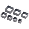 7PCS Leather Cutting Dies Set Square Shape Leather Punching Die