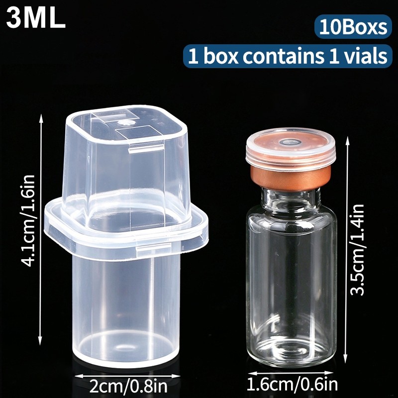 OrganiMax Refrigerator Storage Box – Peptide Vial Freezer Tube Container,