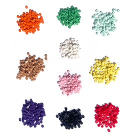 Mix Colors Mini Round Buttons 0.17 Inches Resin Tiny Buttons for Handicraft,Baby Doll Cloth (1000 pcs/lot)