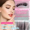 Kit De Extensiones De Pestanas 740pcs C/ Pegamento 30d40d50d