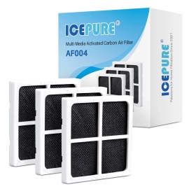 ICEPURE Premium Refrigerator Air Filter 3 Pack Compatible with LG Kenmore Models