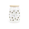 Purely Home Scattered Bees Ceramic Decaf Tea Storage Canister -