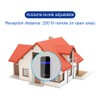 Wireless Doorbell Self-Powered Doorbell Button Kit 4-Speed Adjustable Volume with
