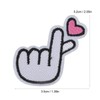 30Pcs Gesture Patches Love Heart Design Premium Cotton Strong Adhesion