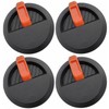Firsgrill professional replacment Blackstone Griddle grills valve Knobs (4-Pack Black)