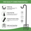 Shepherd Hook for Outdoor, Heavy Duty Bird Feeder Pole with