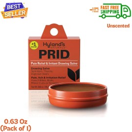 Hyland's PRID Drawing Salve, Topical Skin Irritation Relief, For Splinters....