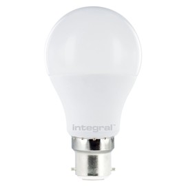 Integral LED Classic Globe Frosted (GLS) 9.5W (60W) 5000K 806lm B22 Non-Dimmable Frosted Lamp