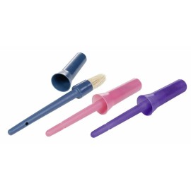 HKM Hoof Brush in protective plastic sleeve - assorted colors