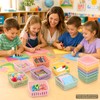gisgfim 12 Pack Small Plastic Baskets for Organizing Classroom Storage