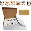ETAKISH Dog Planter Pots - 6 Pack Ceramic Succulent Pots
