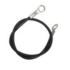 Floyutin 10 Pcs 1/8"(3mm) Wire 40" Vinyl Coated Stainless Steel
