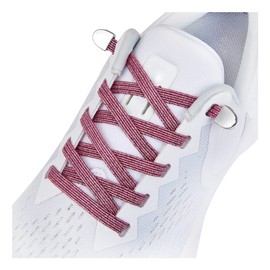 No Tie Shoe laces with Elastic Laces，Elastic Shoelaces for Adults and Kids Pink 1