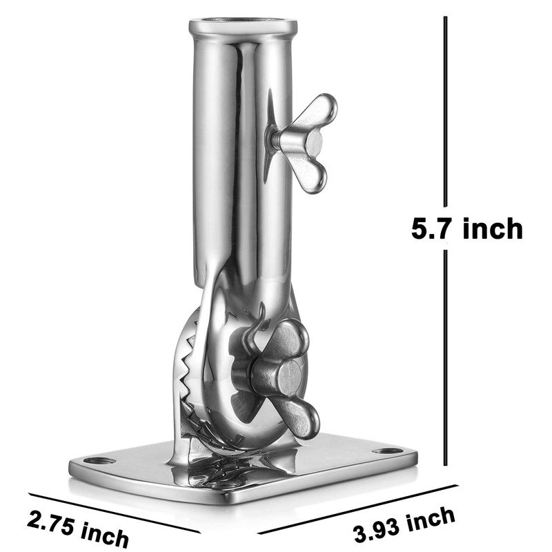 Flag Pole Bracket, Flag Pole Holder - 316 Marine Grade