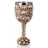 Catacombs Goblet Skull Cup with Spine Handle Decorative Horror Fantasy