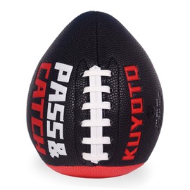 KUYOTQ PassCatch Training Football Peewee Size (Ages 3-9) Football for Kids & Toddler Enhance Passing Catching Skills Precision All-Weather Performance, Ideal (Without Pump)